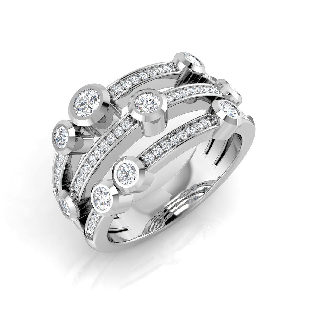 BJR0482 — Ring - 9k White Gold