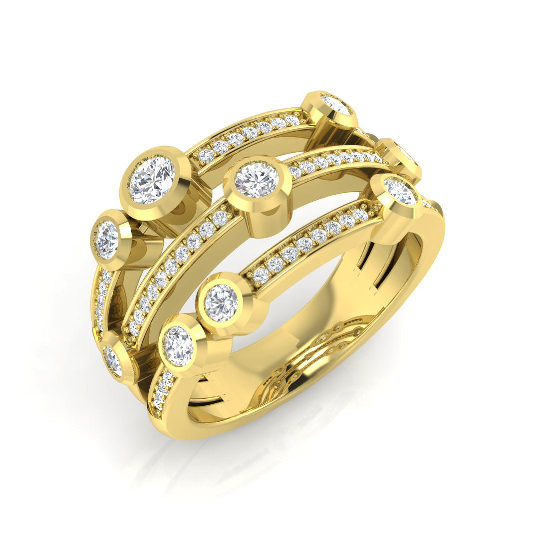 BJR0482 — Ring - 9k Yellow Gold