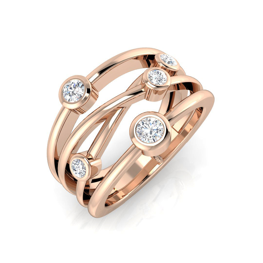 BJR0483 — Ring - 9k Rose Gold