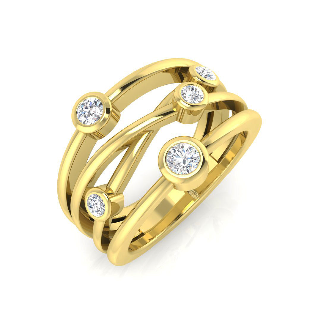BJR0483 — Ring - 9k Yellow Gold