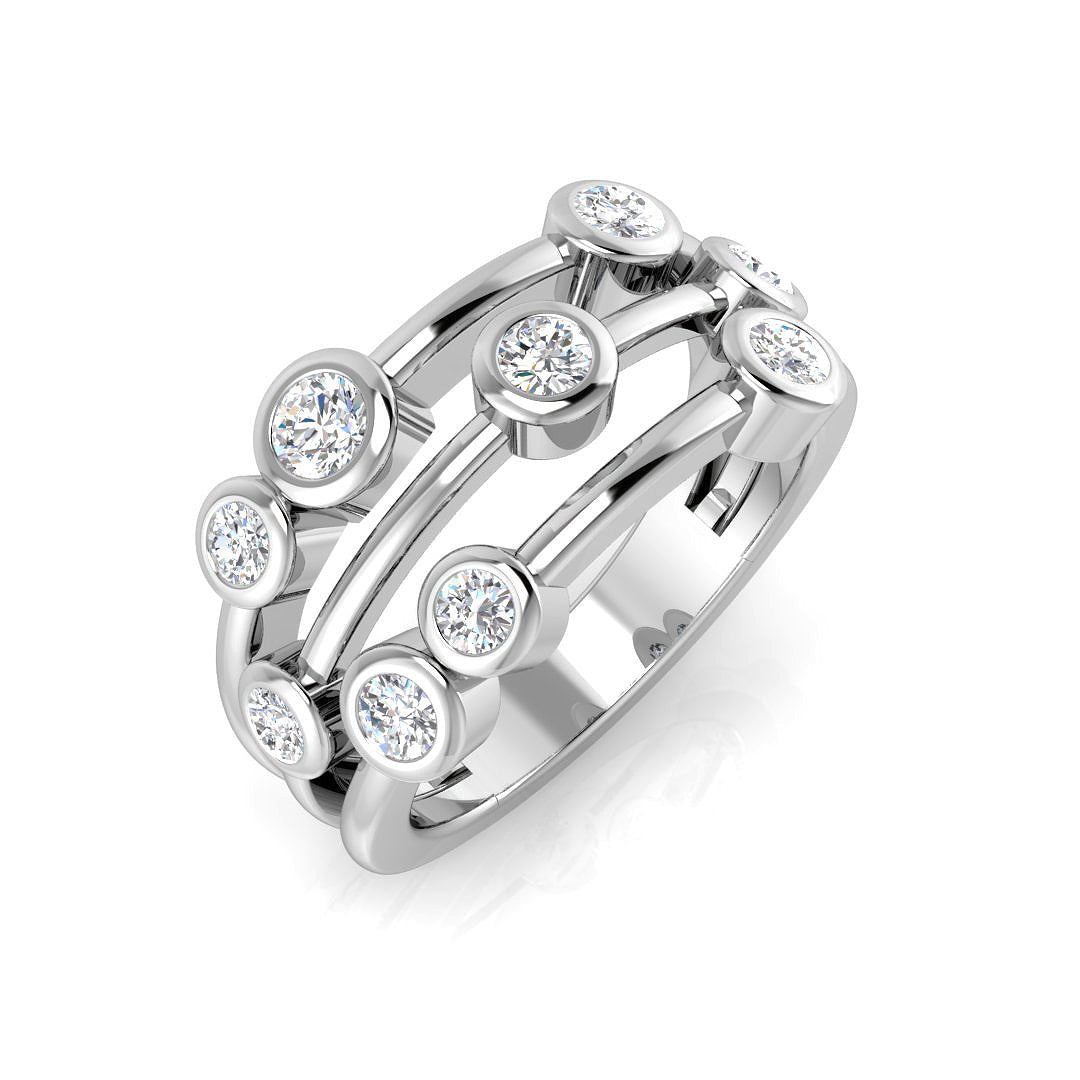 BJR0484 — Ring - 9k White Gold