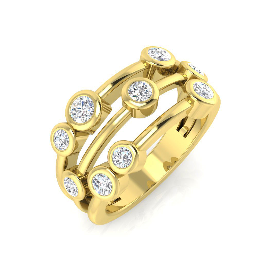 BJR0484 — Ring - 9 KT Yellow Gold
