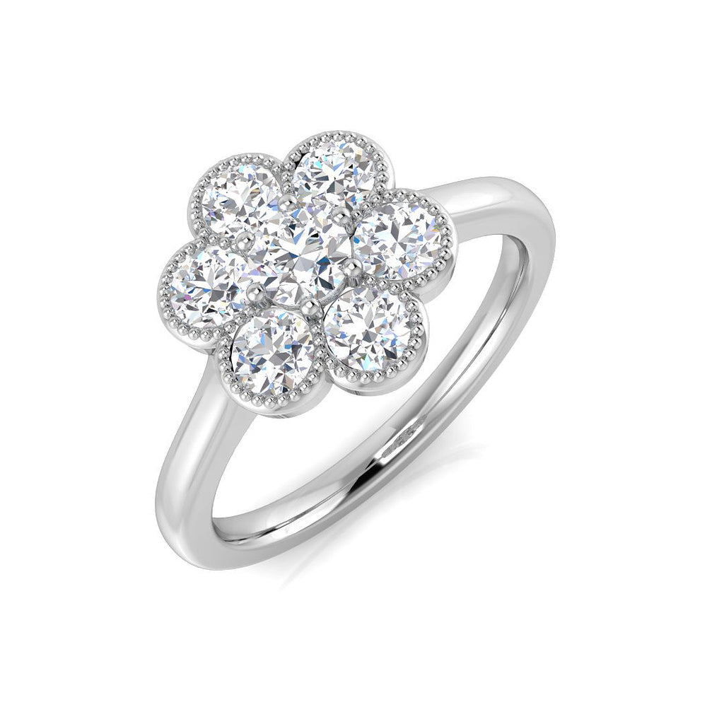 BJR0508 — Ring - 9k White Gold