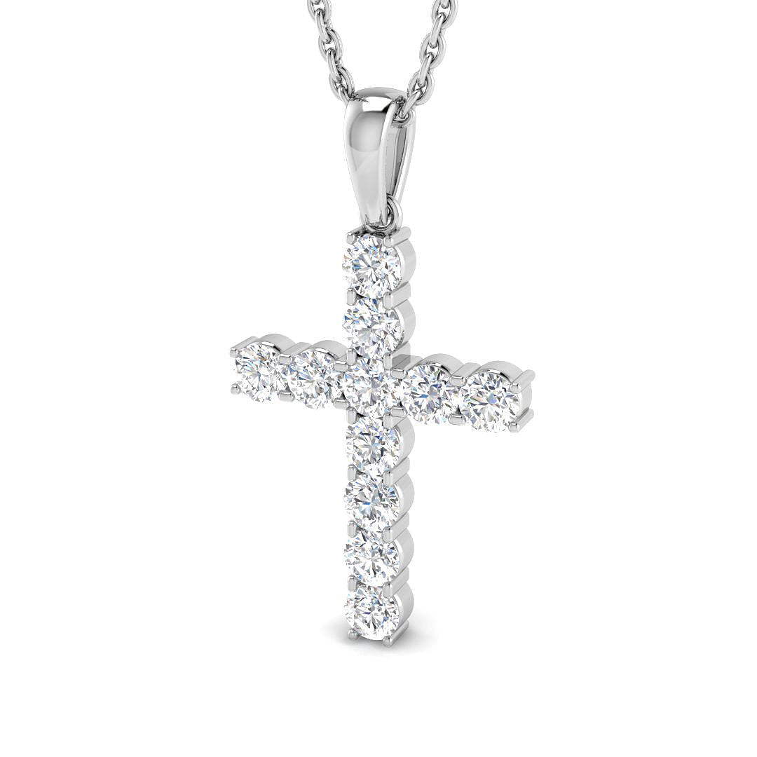 DCHQ1120 — Cross - 9k White Gold