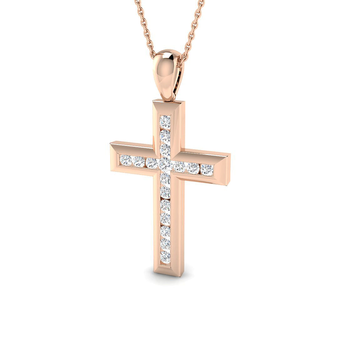 DCHQ29 — Cross - 9k Rose Gold