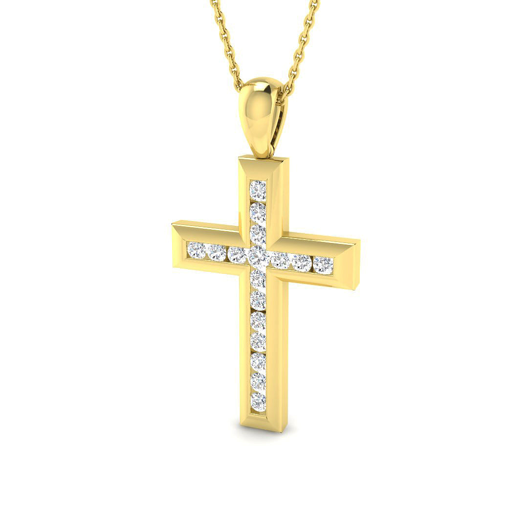 DCHQ29 — Cross - 9k Yellow Gold