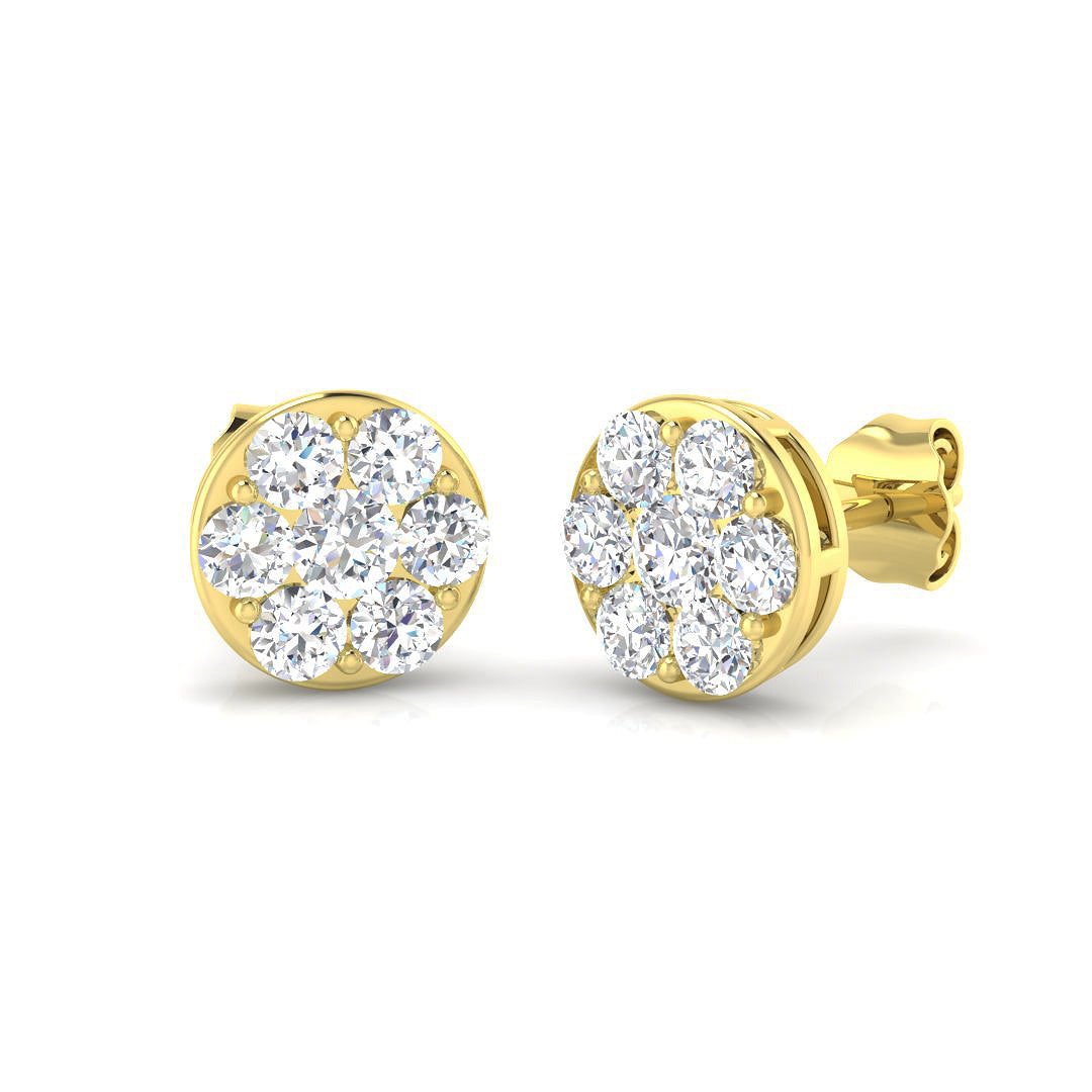 DEHQ956 — Earrings - 9k Yellow Gold