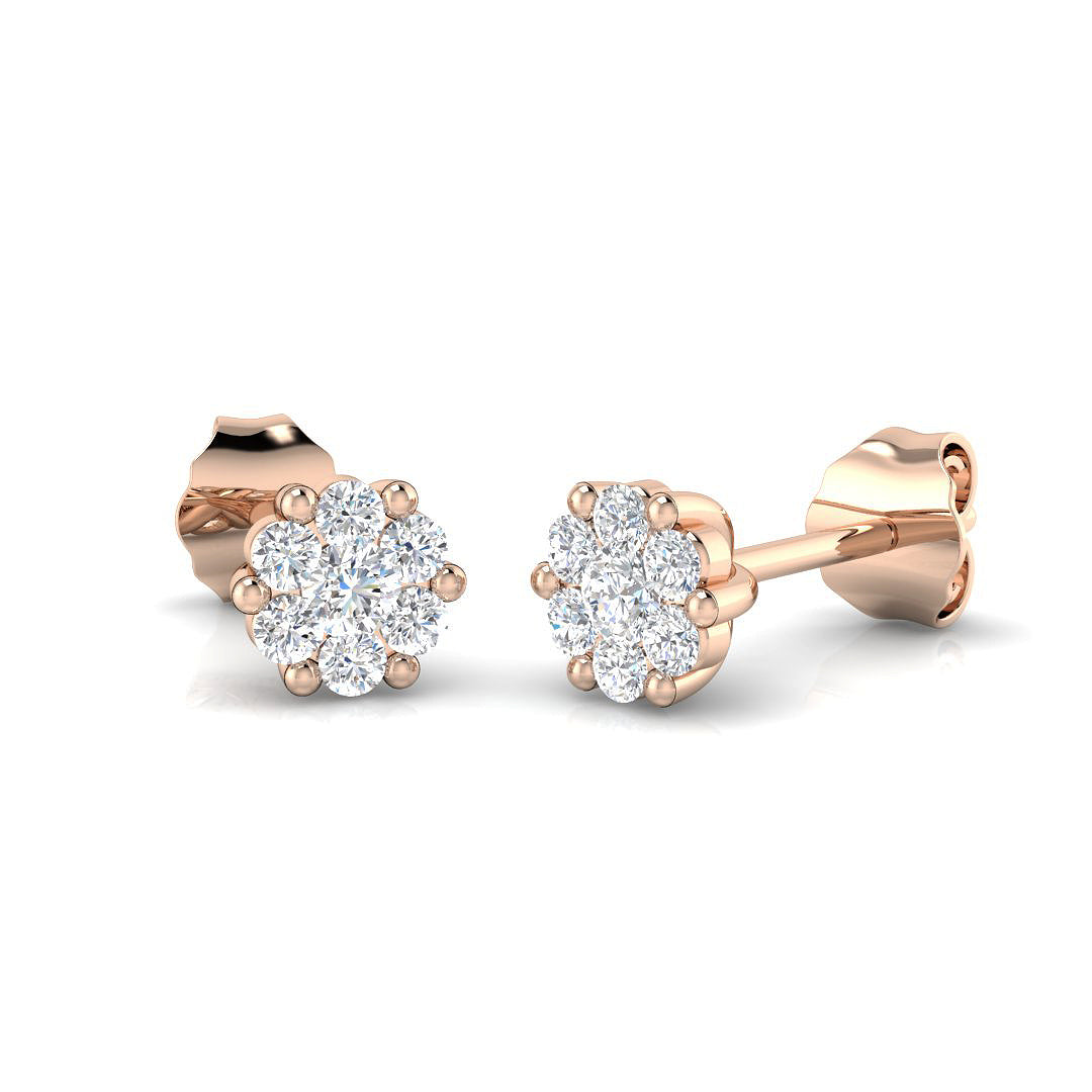 DNE003 — Earrings - 9k Rose Gold