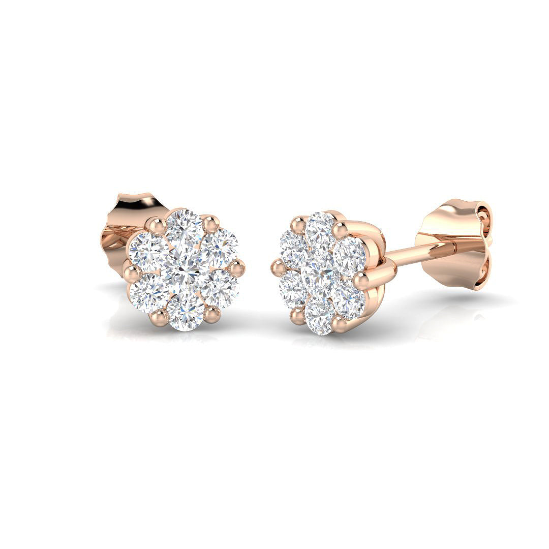 DNE0258 — Earrings - 9k Rose Gold