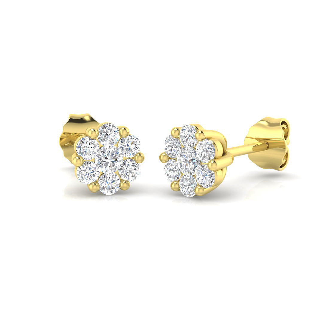 DNE0258 — Earrings - 9k Yellow Gold