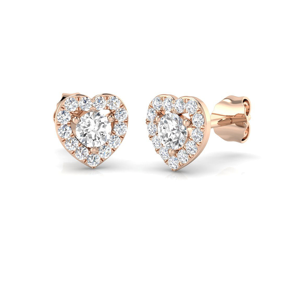 DNE0404 — Earrings - 9k Rose Gold