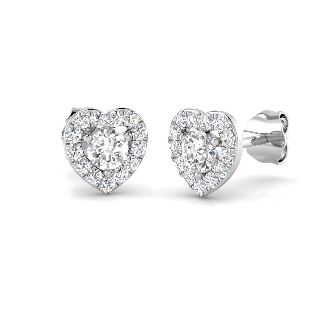 DNE0404 — Earrings - 9k White Gold