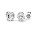 DNE0405 — Earrings - 9k White Gold