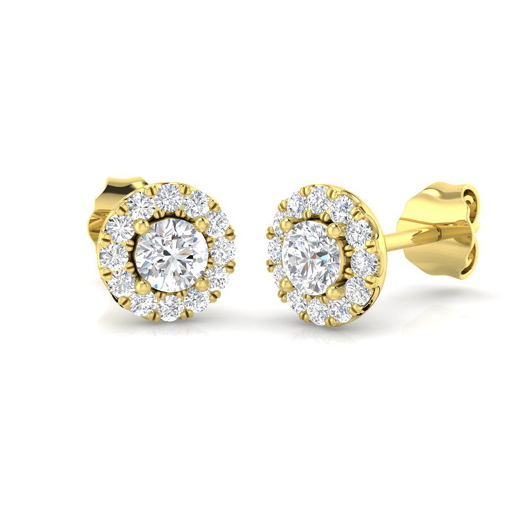 DNE0405 — Earrings - 9k Yellow Gold