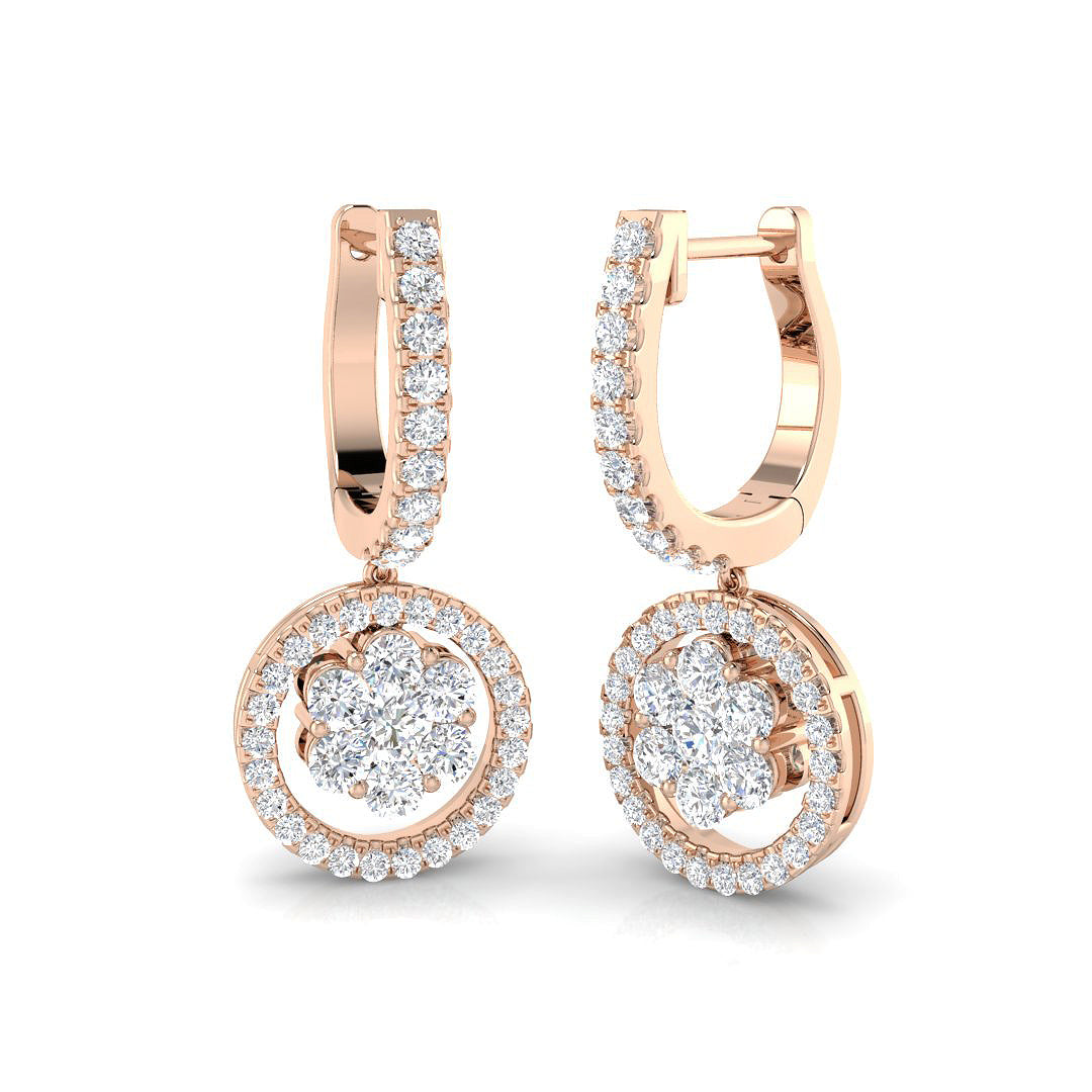DNE0412 — Earrings - 9k Rose Gold
