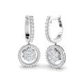 DNE0412 — Earrings - 9k White Gold