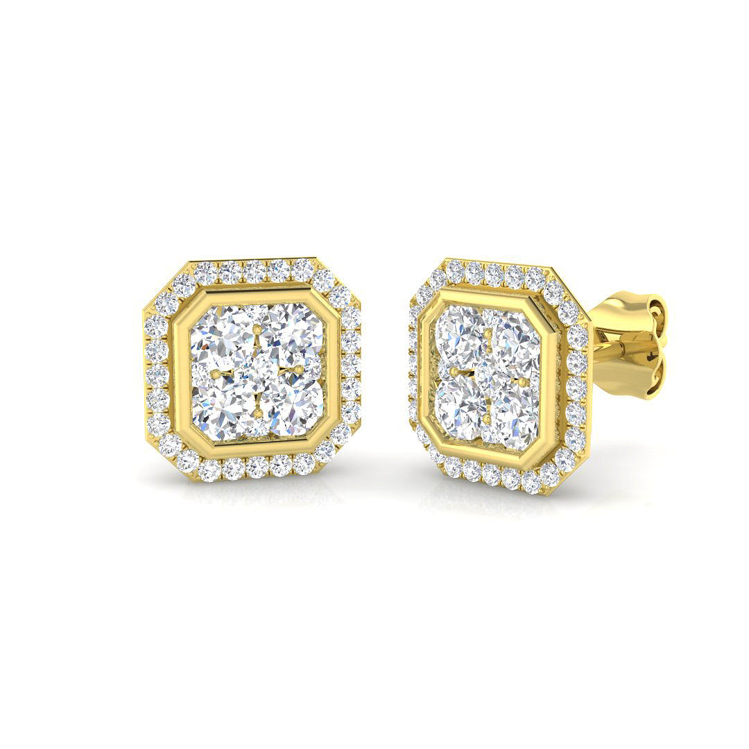 DNE0416 — Earrings - 9k Yellow Gold