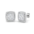 DNE0420 — Earrings - 9k White Gold
