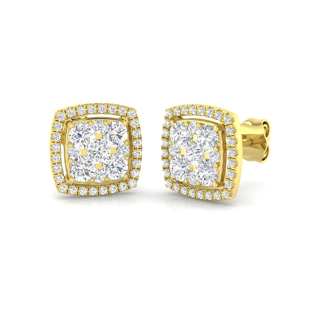 DNE0420 — Earrings - 9k Yellow Gold