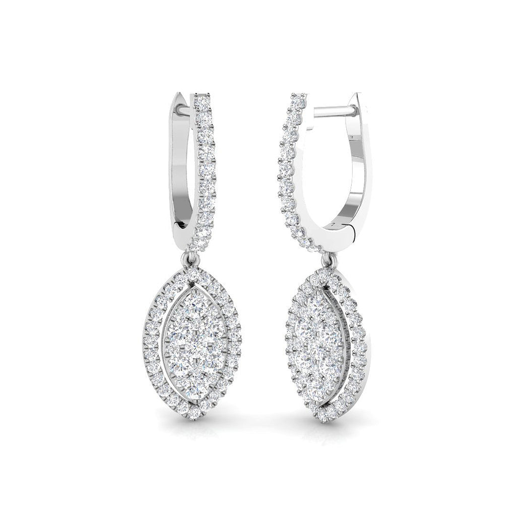 DNE0440 — Earrings - 9k White Gold