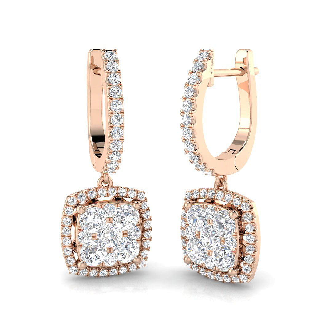 DNE0442 — Earrings - 9k Rose Gold