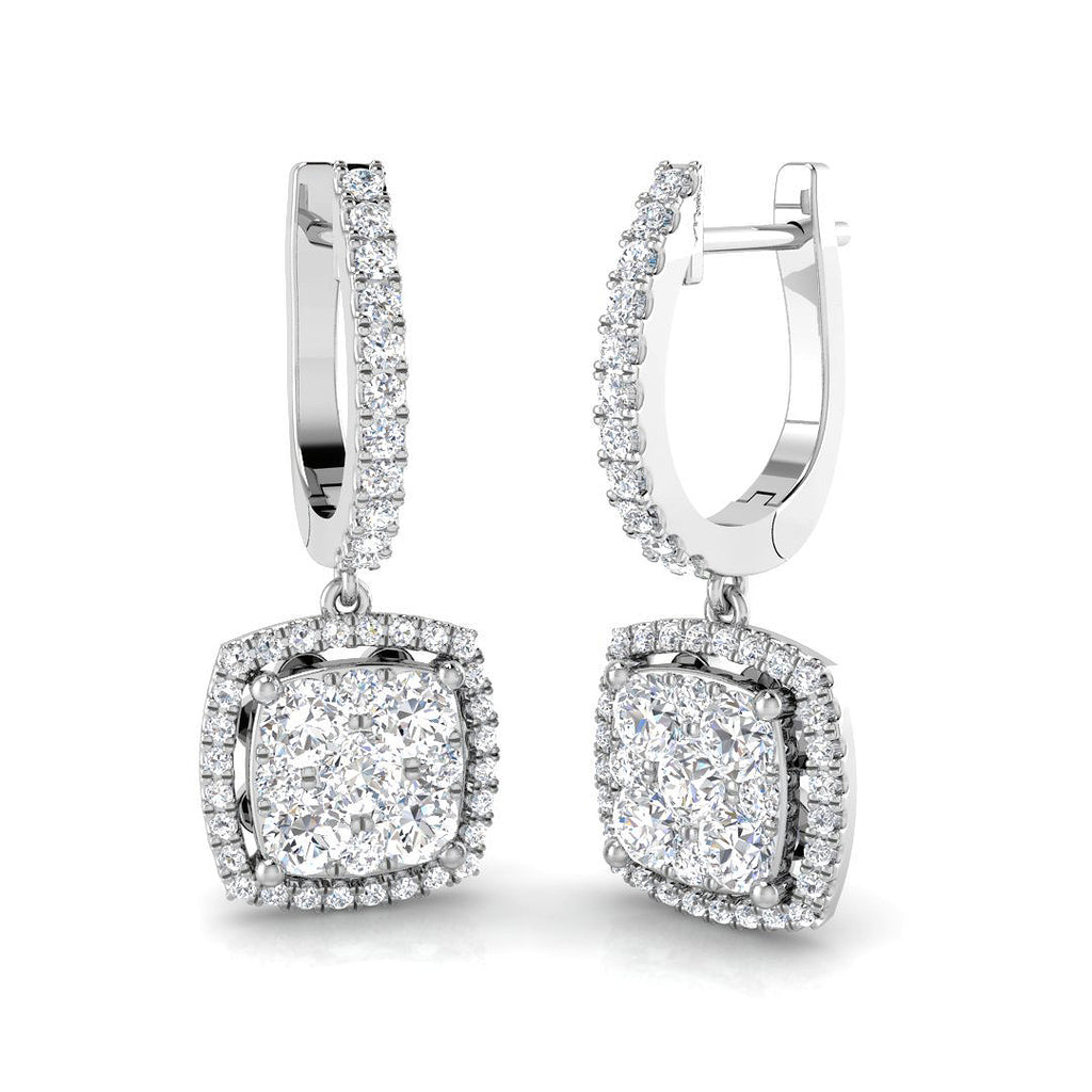 DNE0442 — Earrings - 9k White Gold