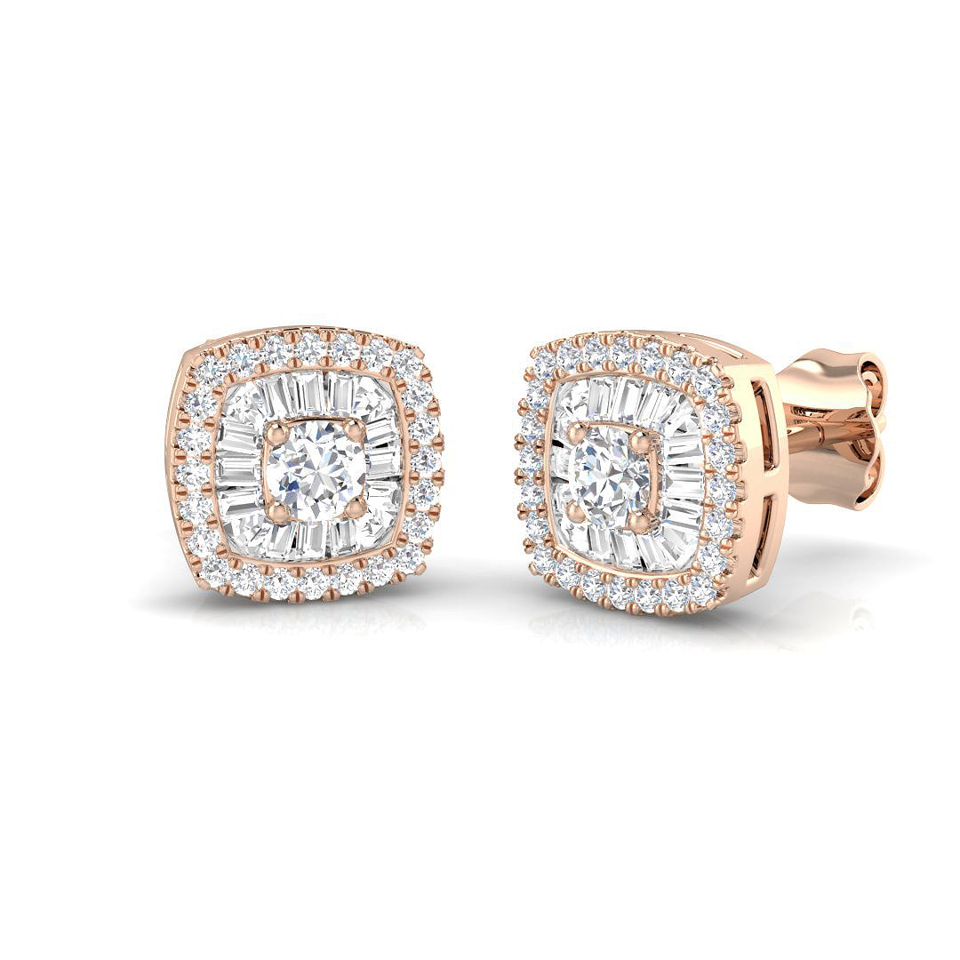 DNE0453 — Earrings - 9k Rose Gold