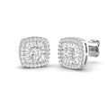 DNE0453 — Earrings - 9k White Gold