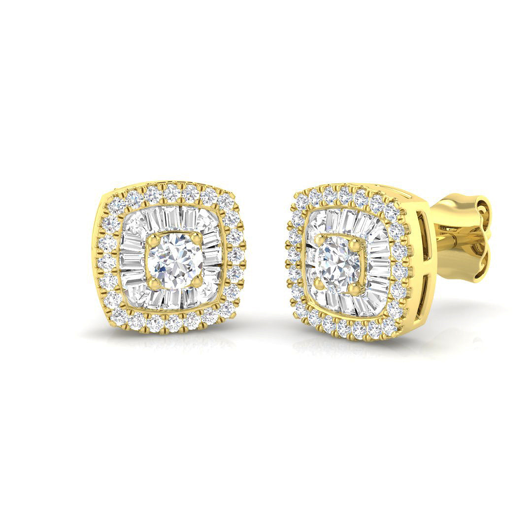 DNE0453 — Earrings - 9k Yellow Gold