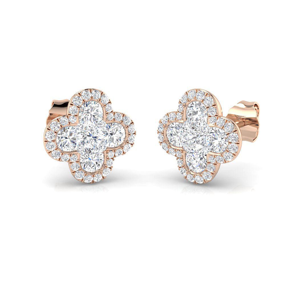 DNE0455 — Earrings - 9k Rose Gold