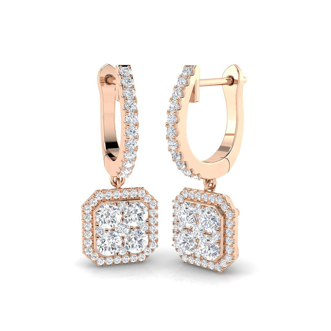 DNE0458 — Earrings - 9k Rose Gold