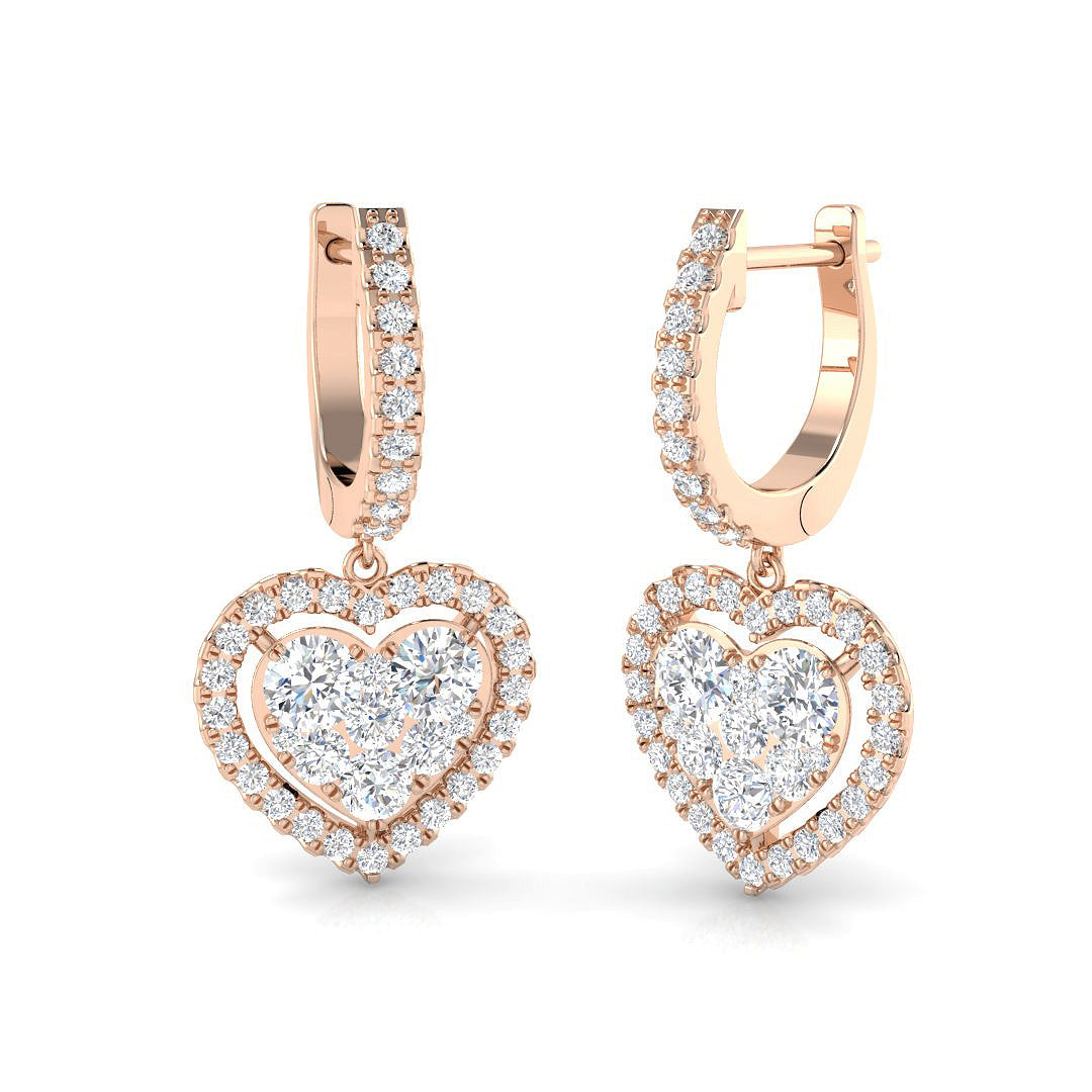 DNE0459 — Earrings - 9k Rose Gold