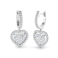 DNE0459 — Earrings - 9k White Gold