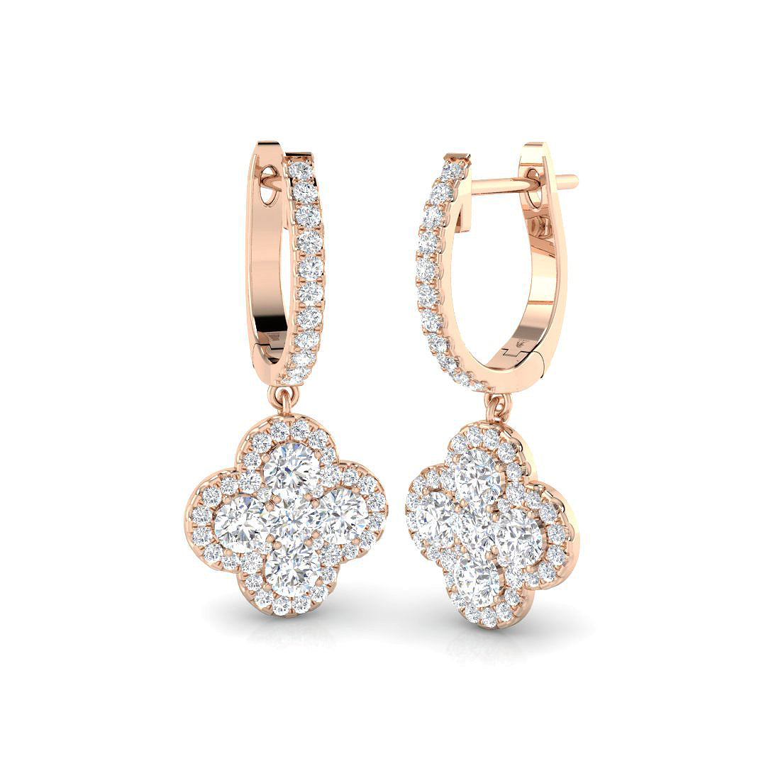 DNE0461 — Earrings - 9k Rose Gold
