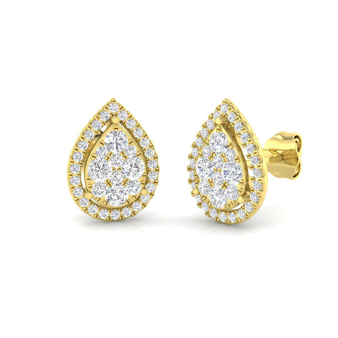 DNE0498 — Earrings - 9k Yellow Gold