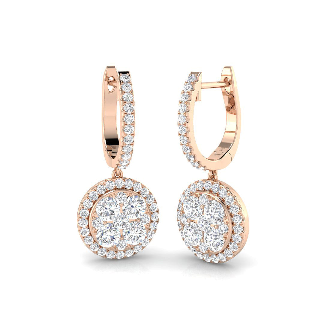 DNE0509 — Earrings - 9k Rose Gold