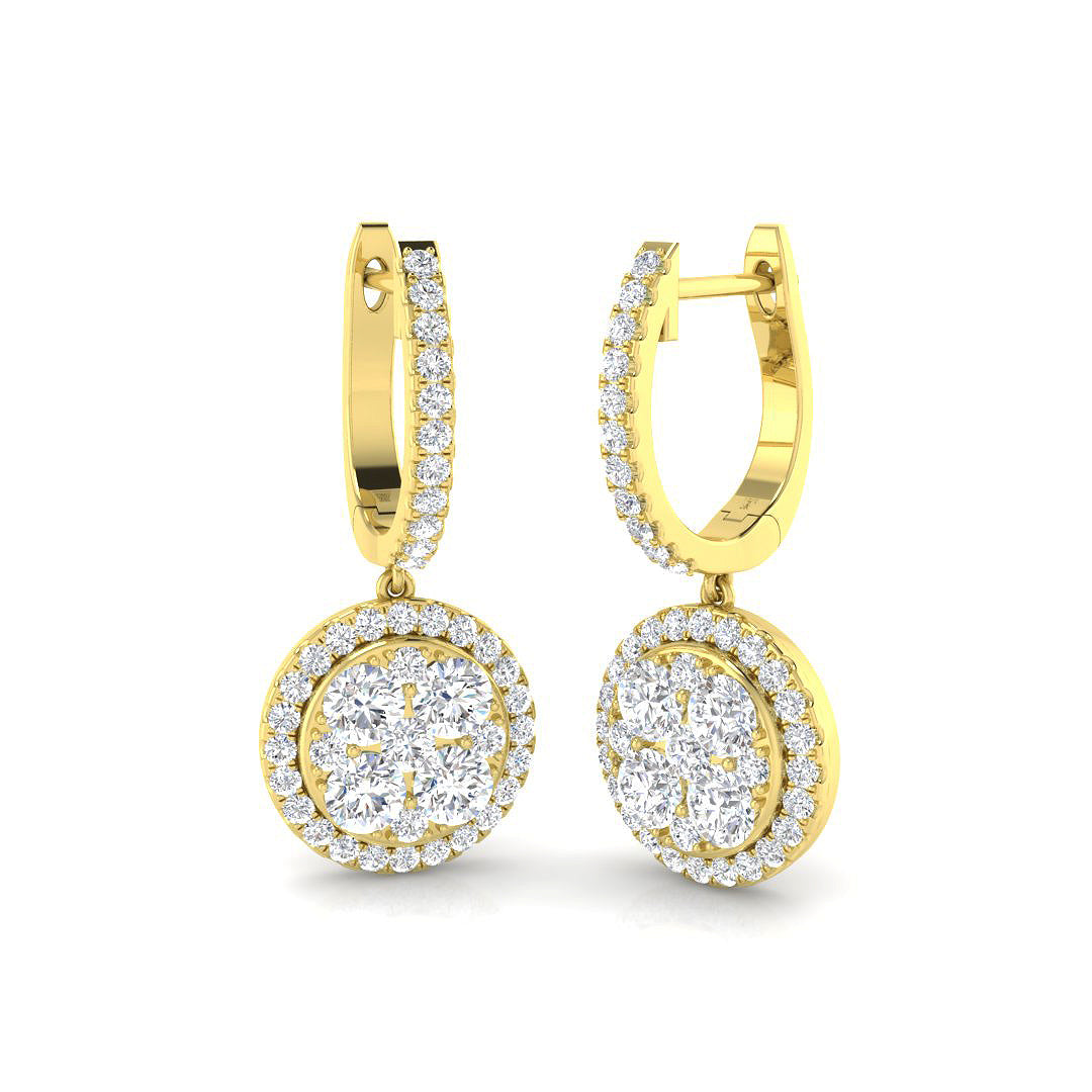 DNE0509 — Earrings - 9k Yellow Gold