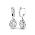 DNE0596 — Earrings - 9k White Gold
