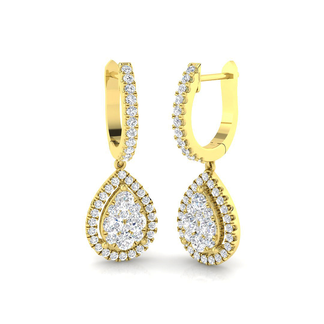 DNE0596 — Earrings - 9k Yellow Gold