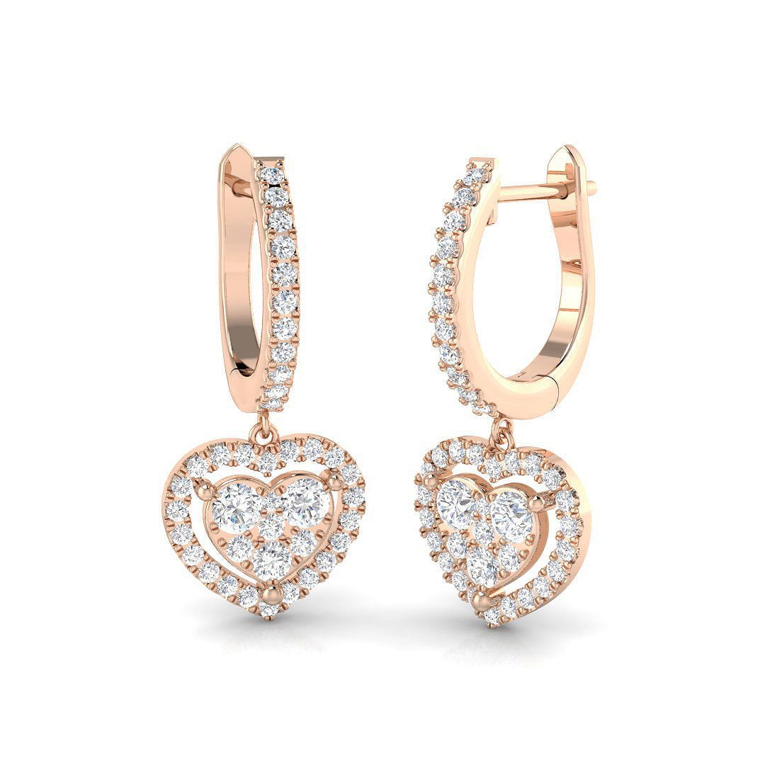 DNE0602 — Earrings - 9k Rose Gold
