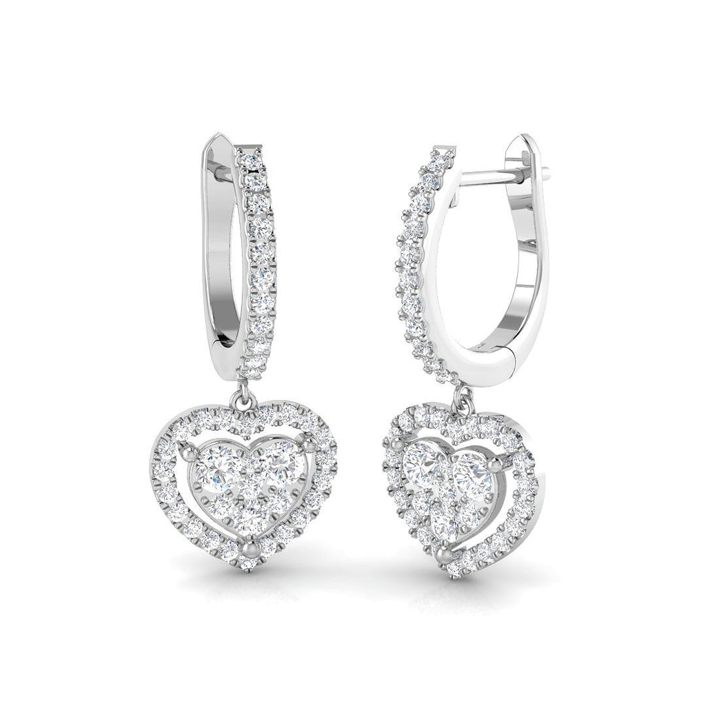 DNE0602 — Earrings - 9k White Gold