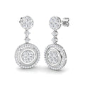 DNE0689 — Earrings - 9k White Gold
