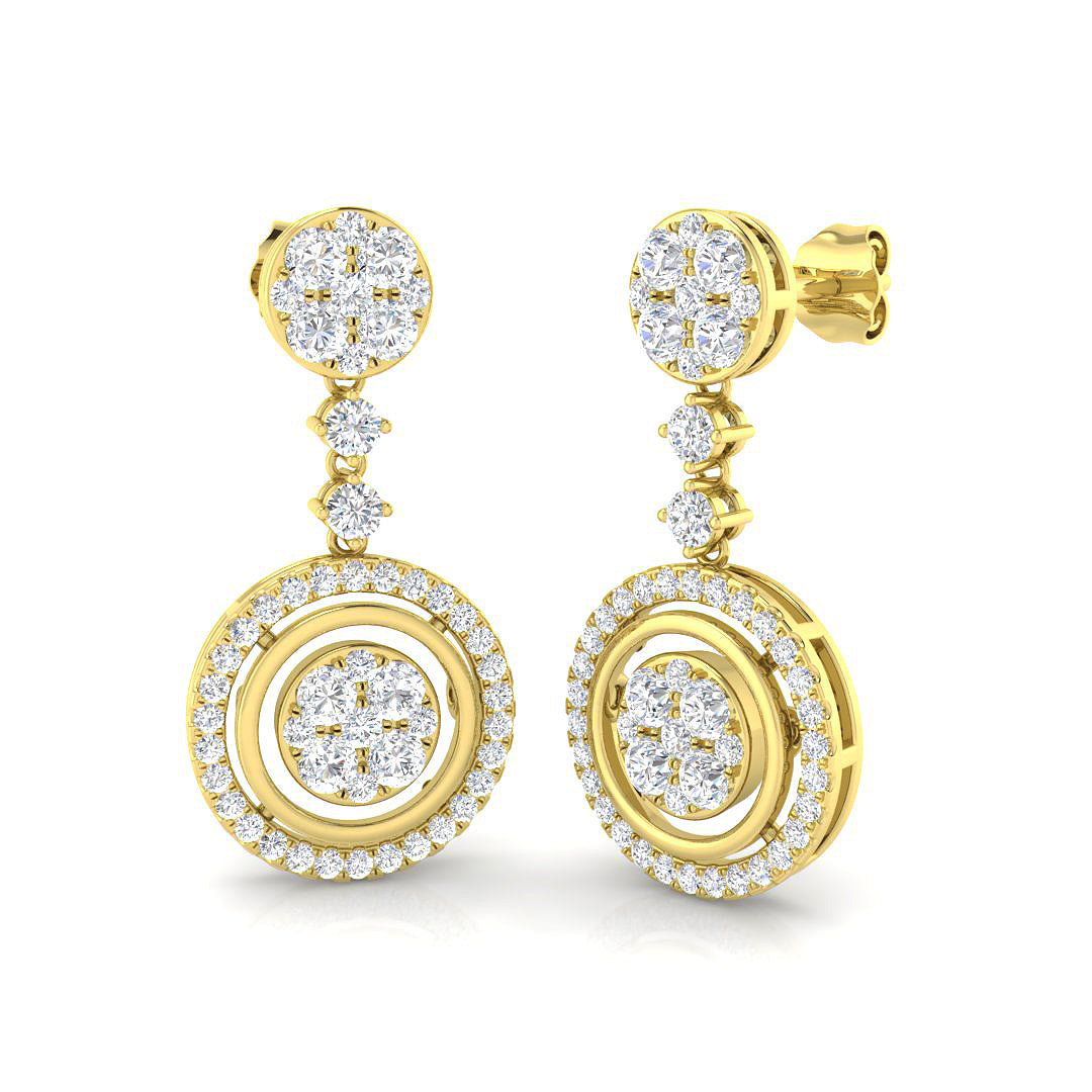 DNE0689 — Earrings - 9k Yellow Gold