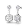 DNE0695 — Earrings - 9k White Gold