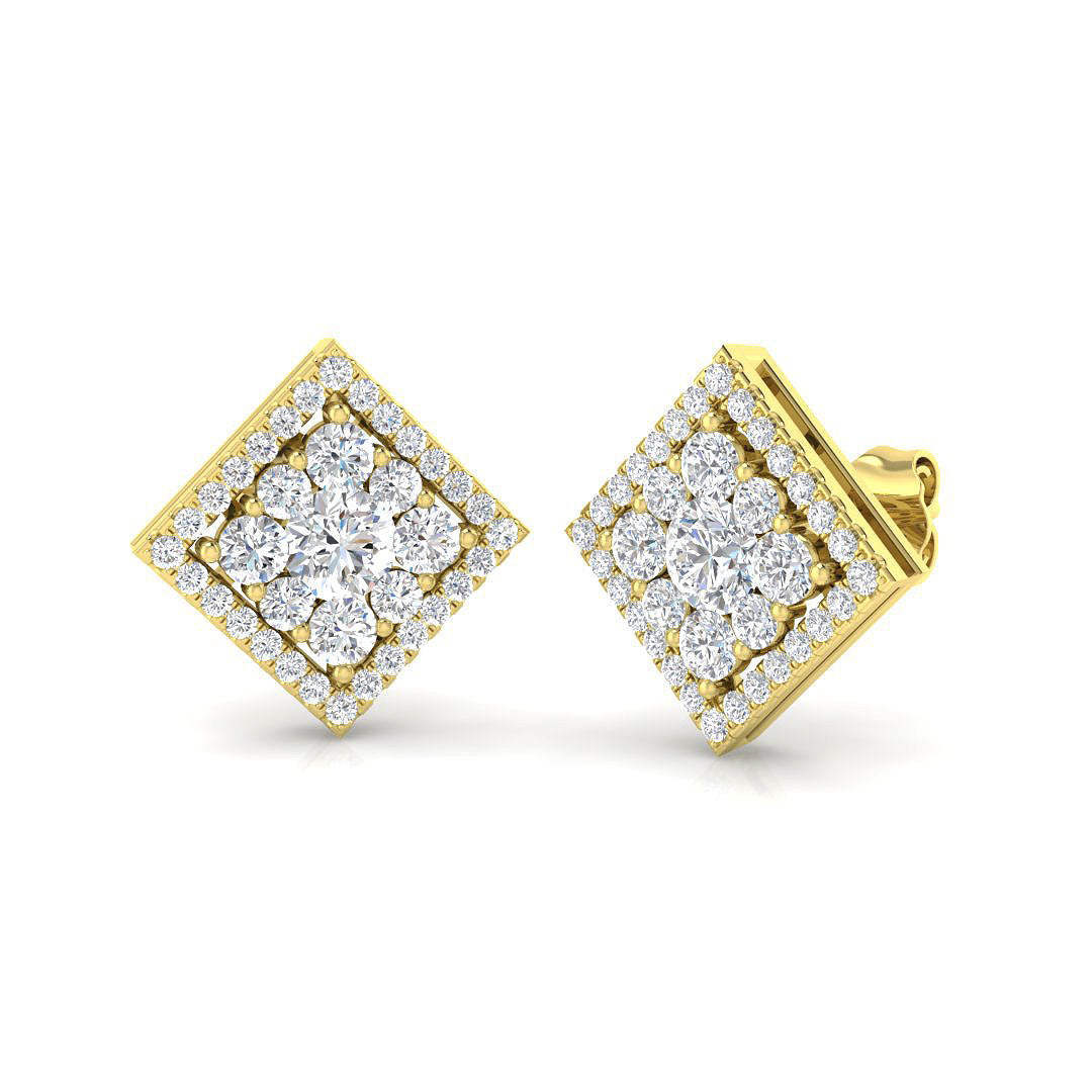 DNE076 — Earrings - 9k Yellow Gold