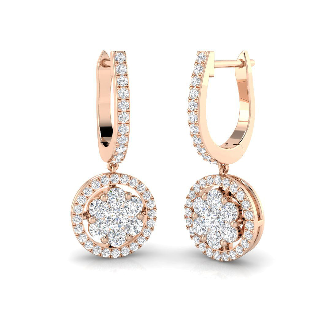 DNE088 — Earrings - 9k Rose Gold