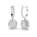 DNE088 — Earrings - 9k White Gold