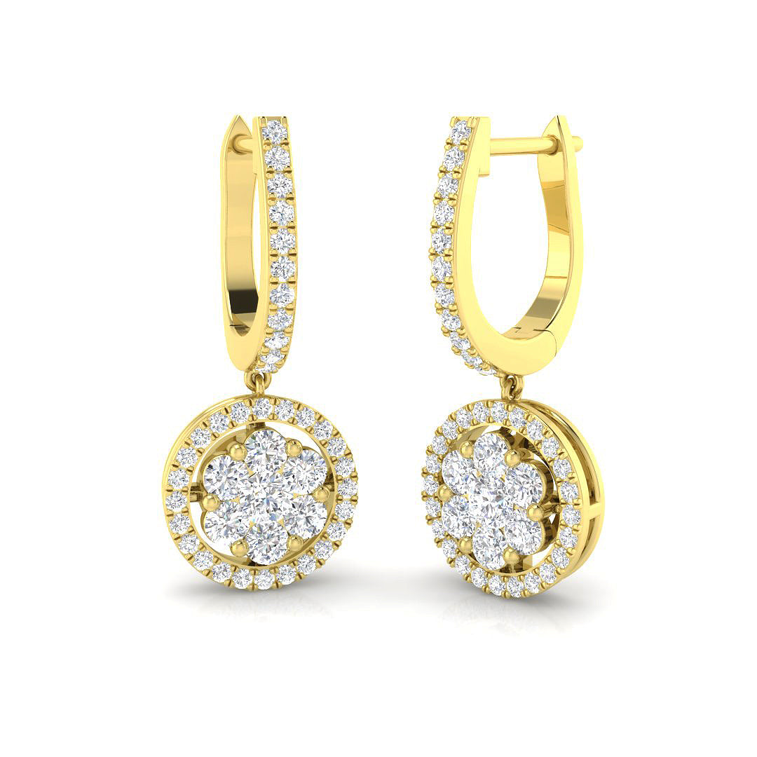 DNE088 — Earrings - 9k Yellow Gold