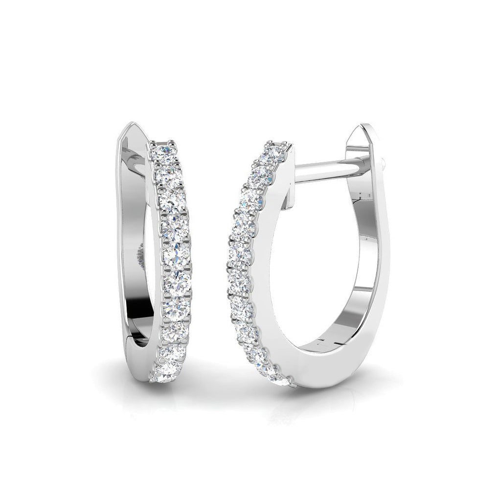 DNE140 — Earrings - 9k White Gold