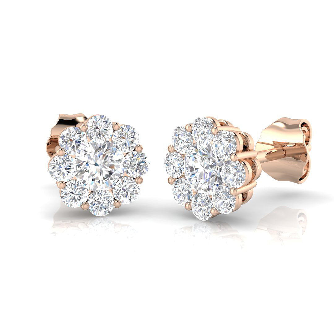 DNE275 — Earrings - 9k Rose Gold